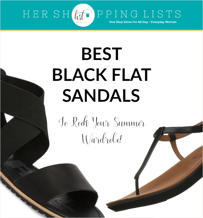 best-womens-black-flat-sandals